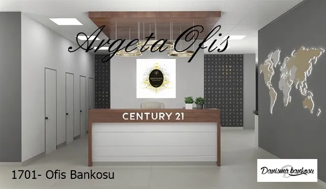 1701 Ofis Bankosu - Fonksiyonellik ve estetik uyumu. 1701 Ofis Bankosu