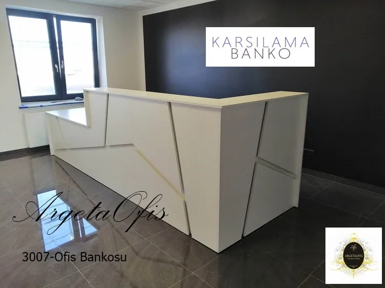 3007 Ofis Bankosu - Kurumsal Çizgilerle Güçlü İmaj 3007 Ofis Bankosu